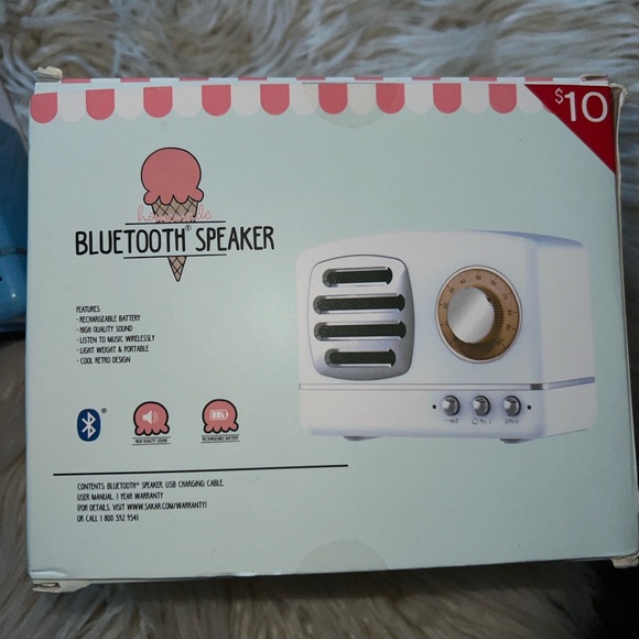 2 New TARGET BULLSEYE'S PLAYGROUND Vivitar RETRO WIRELESS BLUETOOTH SPEAKERS - Picture 4 of 6